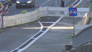 Die Hochstraße am Wall ist für eine Bautelle gesperrt.