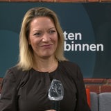 Die Leiterin des AWIs Antje Boetius im Studio von buten un binnen.