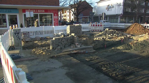 Eine große Dauerbaustelle in der H.-H.-Meier-Allee in Schwachhausen. 