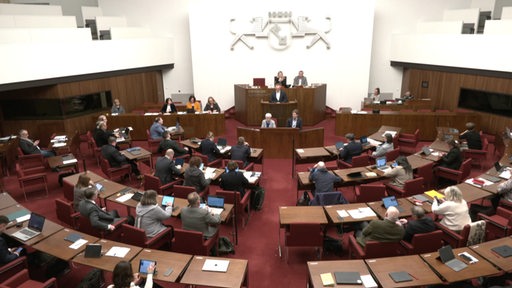 Die Mitglieder der Bremischen Bürgerschaft sind zu einer Sitzung im Plenum zusammengekommen