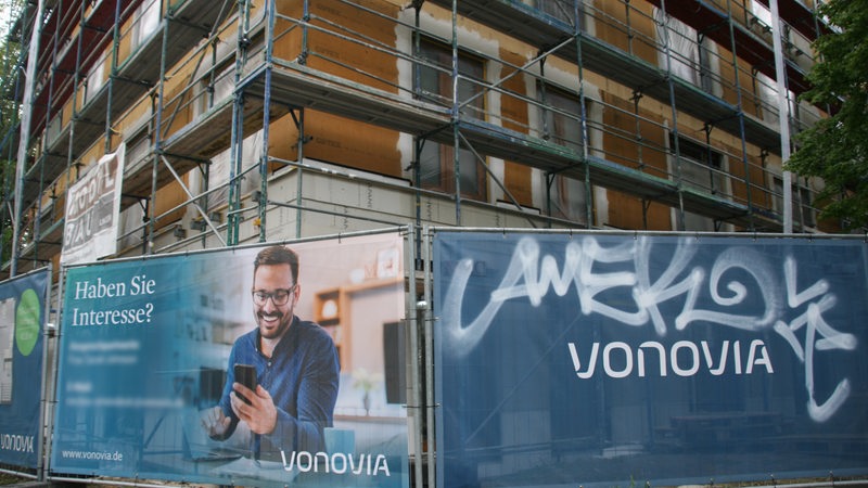 Eine Baustelle von Vonovia