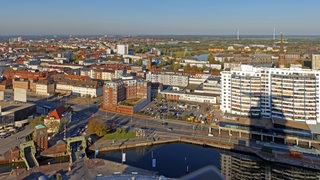 Blick über die Stadt Bremerhaven (Archivbild)