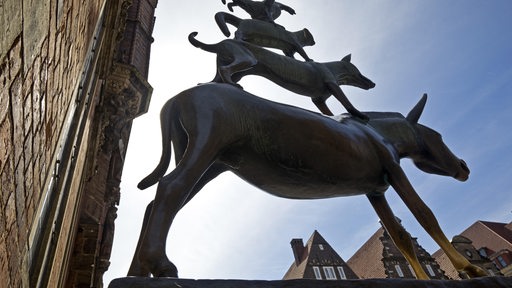 Bremer Stadtmusikanten von Gerhard Marcks, Bronzestatue