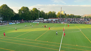 Blick auf das Spielfeld von Kilia Kiel.