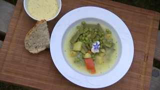 Der Bremer Teller: eine Gemüsesuppe