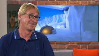 Der neue Betreiber des Klimahauses Klaus Meier zu gast im Studio von buten un binnen.