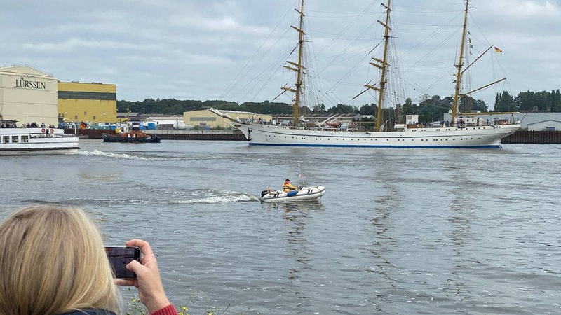 Die "Gorch Fock" in Vegesack