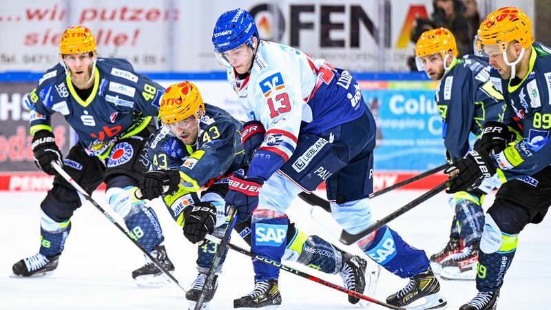 DIe Bremerhavener Pinguins haben gegen die Adler Mannheim gewonnen.