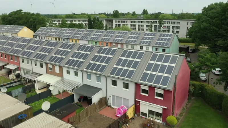 Solaranlagen auf Hausdächern