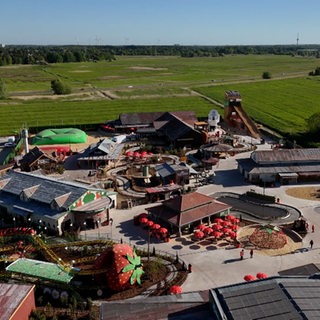 Karls Erlebnis-Dorf in Loxstedt von oben