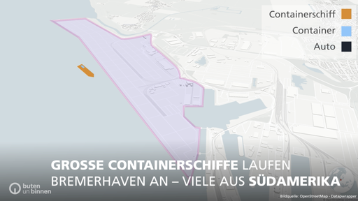 Illegales Schmuggeln von großen Mengen Kokain im Hafen von Bremerhaven