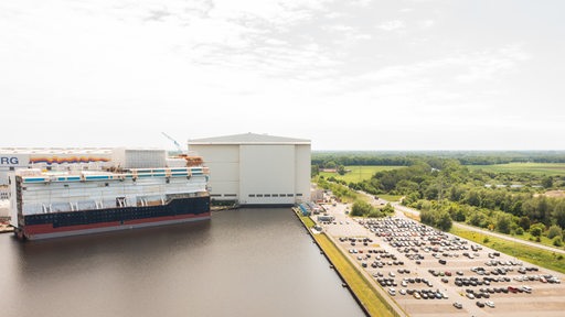 Die Meyer-Werft in Papenburg.