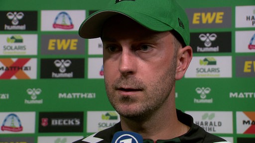 Der Trainer von Werder Bremen, Ole Werner, in einem Interview 