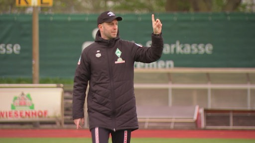 Ole Werner auf dem Spielfeld