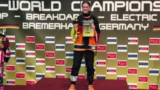 Gold Gewinnerin Rike Jürgens bei der Hip Hop WM.