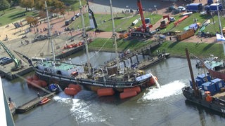 Seute Deern in Bremerhaven