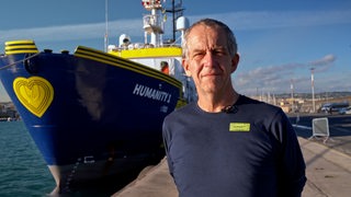 Kapitän der "Humanity 1" Joachim Ebeling