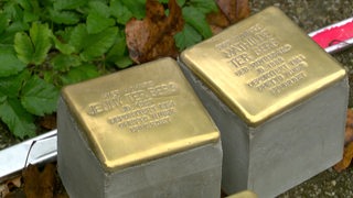 Stolperstein zum Gedenken der Opfer der NS-Zeit.