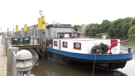 Das Theaterschiff in Bremen.