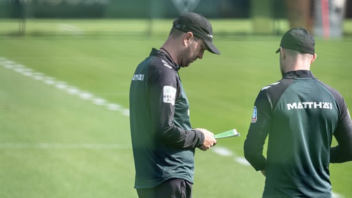 Ole Werner auf dem Trainingsplatz.