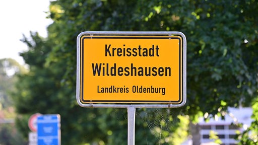 Das Ortsschild von Wildeshausen